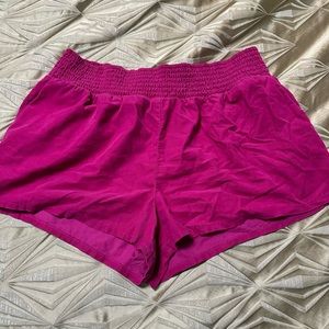 Wild Fable Crushed Velvet Hot Pink Shorts Size XXL